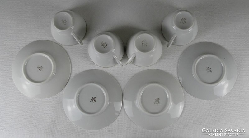 1O747 Régi porcelán teáskészlet 4 darab