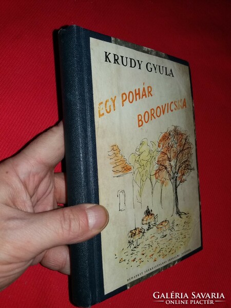 1948. Gyula Krúdy: a glass of borovicska book Budapest Székesfőváros Literary Institute