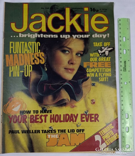 Jackie magazine 82/7/24 madness poster the jam