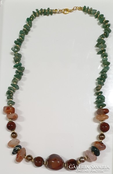 Beautiful mineral necklace 56 cm