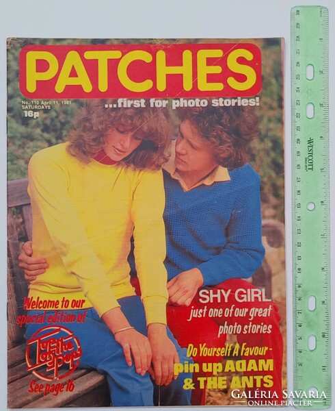 Patches magazin 81/4/11 Adam And The Ants poszter Top Of The Pops