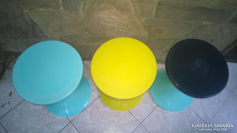 Retro! Pille chair, a classic of the 70s, turquoise-black