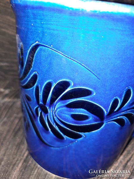 Painted ceramic mug