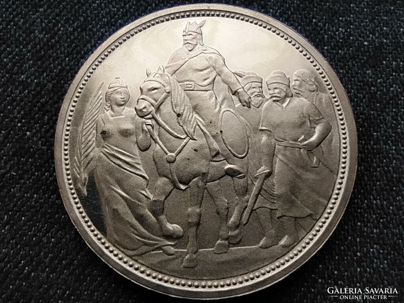 In memory of the thousand-year-old Hungary, artex mintage .900 Silver 5 crowns pp (id62770)