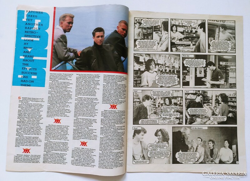 Patches magazin 88/9/2 Pet Shop Boys + Climie Fisher poszterek Bros Grange Hill