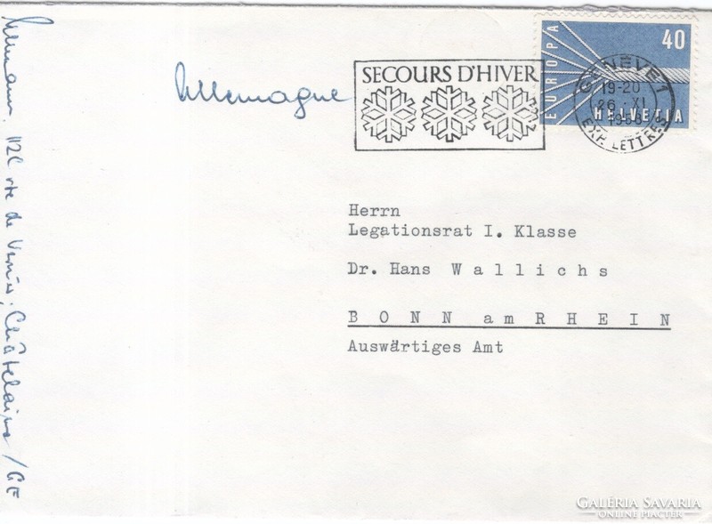 Running letters 0030 (Switzerland) mi 647 €1.00