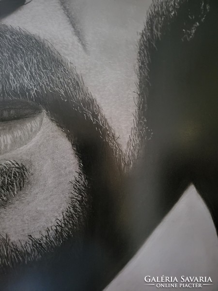 Keanu Reeves portré (John Wick 4, A1-es lapméret)