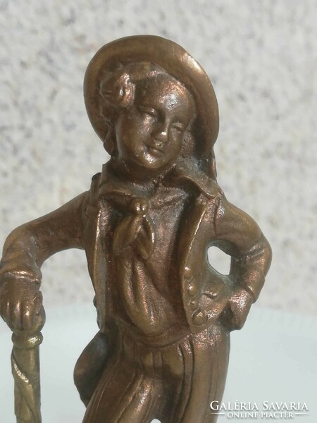 Bronze rococo figure