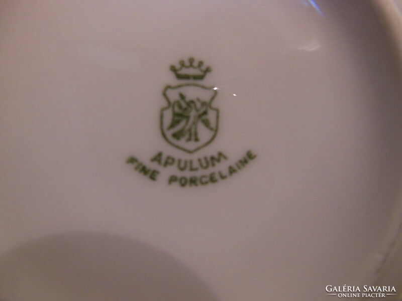 Bowl - antique - apulum - 13 x 6 cm - snow white - bone china - flawless