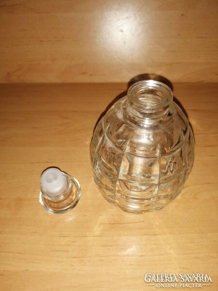 Gránát formájú üveg ital kiöntő palack (5/d)