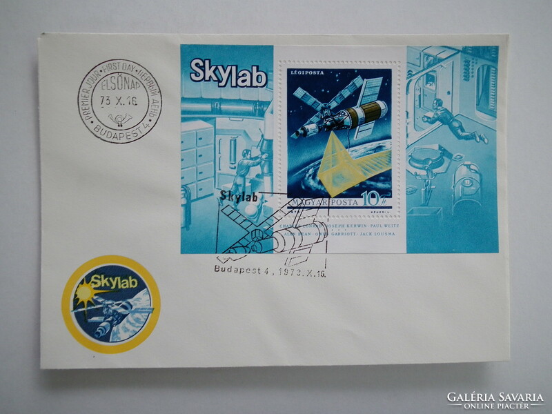 1973. Skylab blokk FDC-n