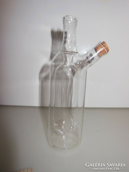 Palck - double-walled glass - 17 x 7 x 5 cm - old - Austrian - flawless