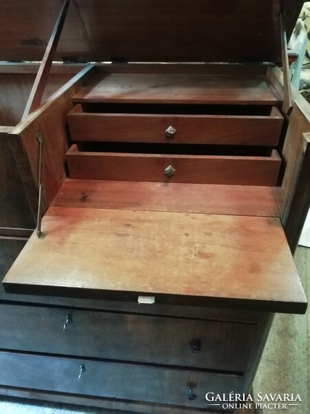 Rare art deco large writing chest