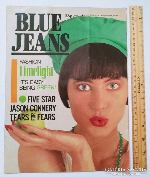 Blue Jeans magazin 86/8/9 Five Star Tears For Fears Jason Connery poszterek