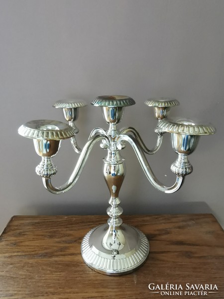 2 5-branch candle holders | sole | height: 24 cm