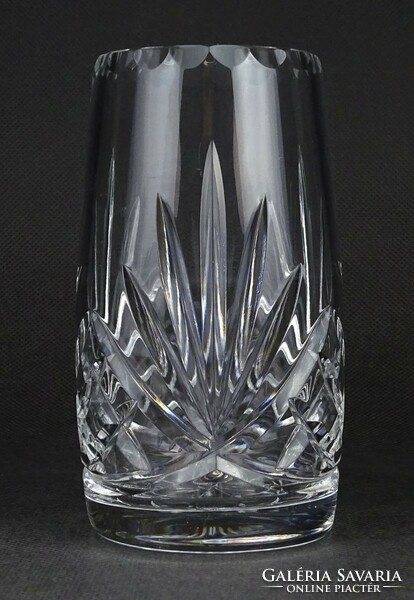 1O671 flawless polished glass crystal vase 13 cm