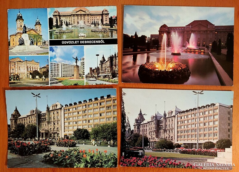 Postcard, Debrecen.