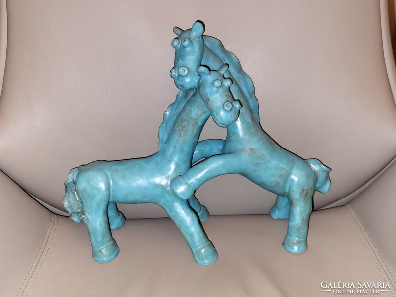 Art Deco foals by István Gádor are a museum rarity