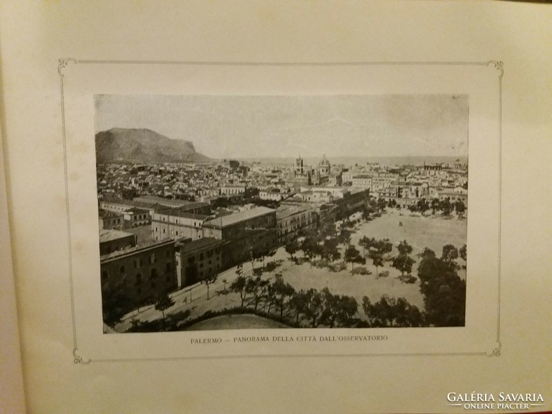 1910 Palermo :Emlékfüzet könyv antik nyomat- képeslapokkalképek szerint