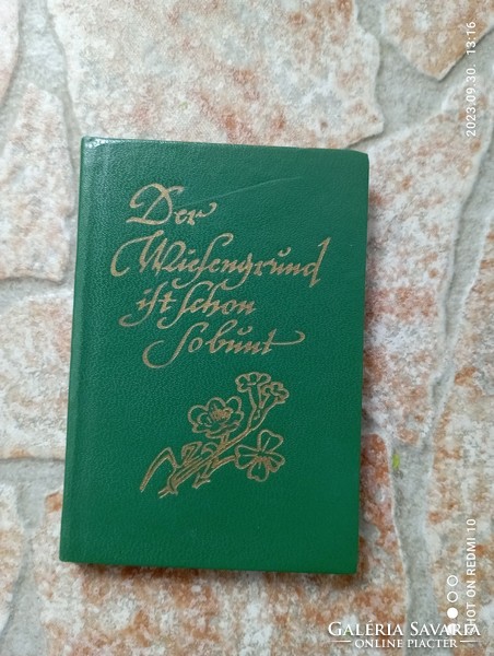 Old German poetry book