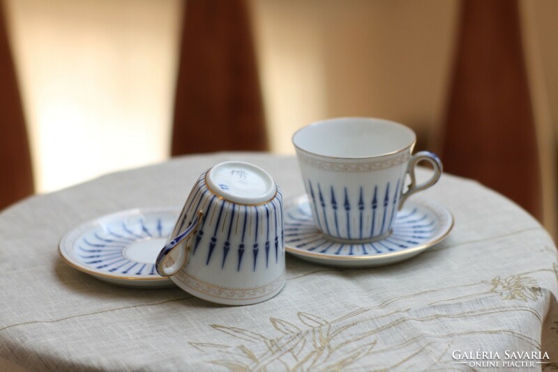 Pair of Carl Knoll coffee cups