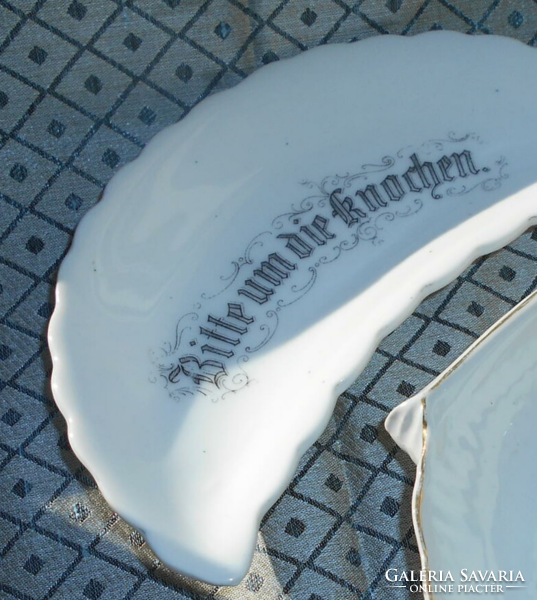 Antique bone plate with inscription