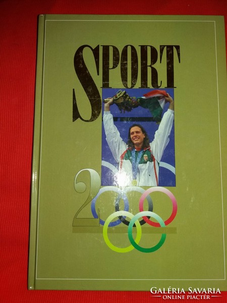 A Sport Évkönyve 2000 nagy alapú vastag album könyv rengeteg fotóval szép állapotban