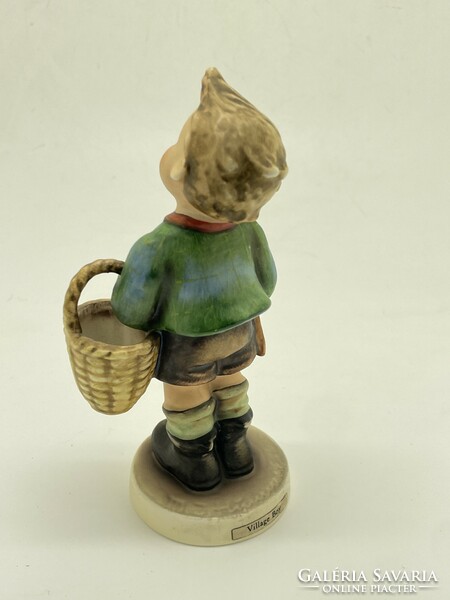 Hummel goebel figure tmk4 51 village boy village boy with basket 13cm