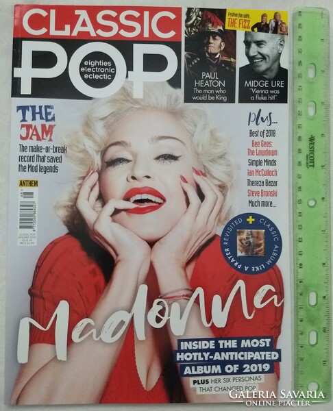 Classic Pop magazin 19/1 - Madonna The Jam Midge Ure Ultravox Ian McCulloch Bunnymen