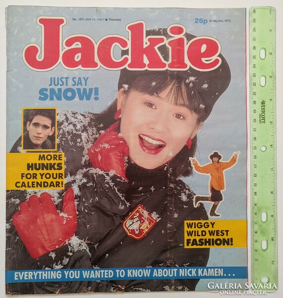 Jackie magazin 87/1/10 Jimi Somerville poszter (Communards) Swing Out Sister Nick Kamen