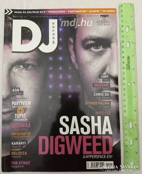 Magyar DJ magazin 13/4 Sasha Digweed Chris.su Karányi Éliás Gyula Sr Dandy