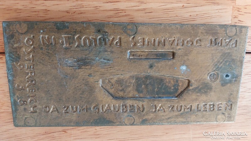 (K) bronze relief marked