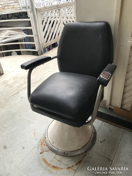 Barber chair, ashtray 2