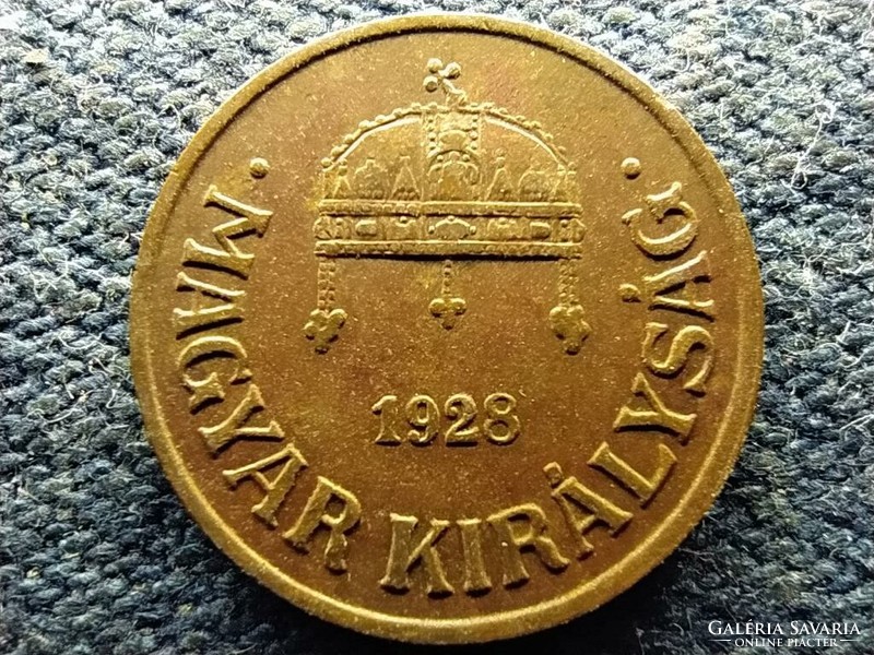 Pre-war Hungary (1920-1940) 1 penny 1928 bp (id68289)