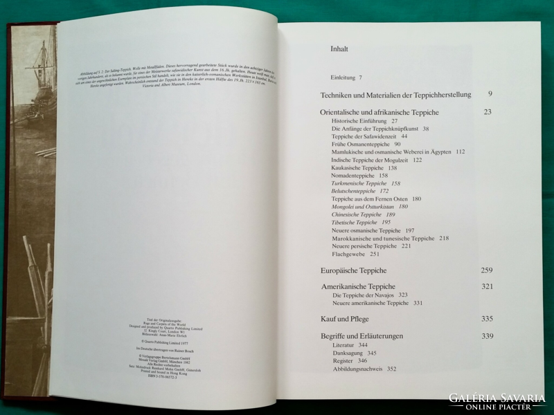 Ian Bennett: Teppiche der Welt - A világ szőnyegei - német nyelvű könyv