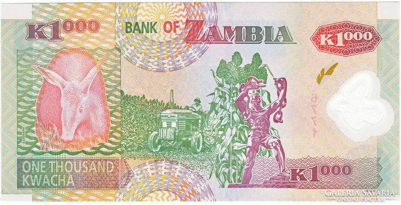 Zambia 1000 kwacha 2008 oz