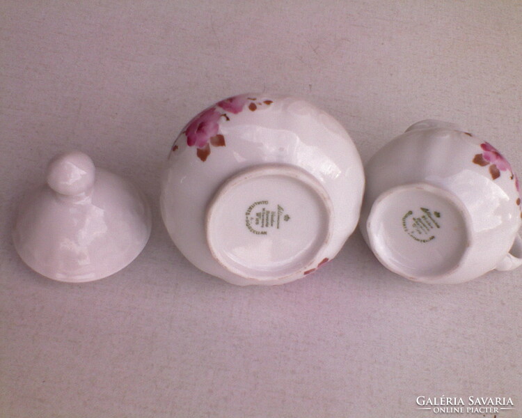 Seltmann Weiden porcelain sugar bowl and milk jug