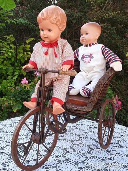 Tricycle bicycle, toy for babies, decoration