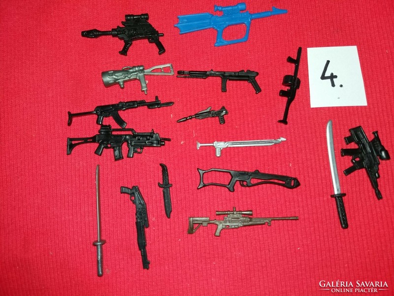 Soldier, warrior action g.I joe star wars and other figures weapon pack in one according to pictures 4