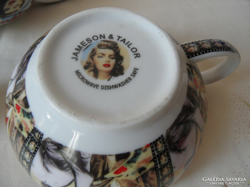 Grand Hotel porcelán teás-, kávés készlet ( 4 db. )