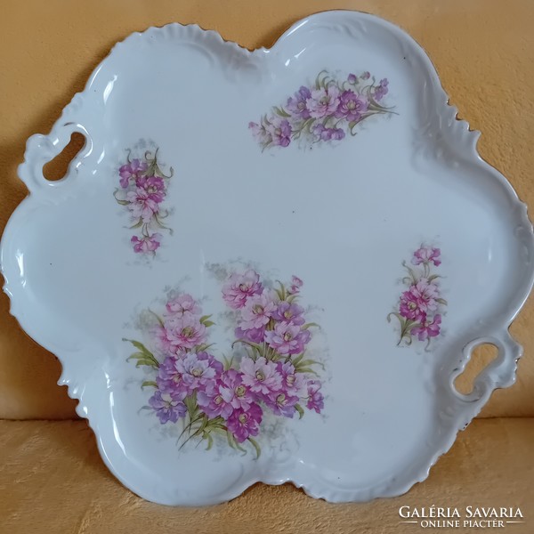 Huge, 35 x 40 cm, unique purple tray with a special pattern
