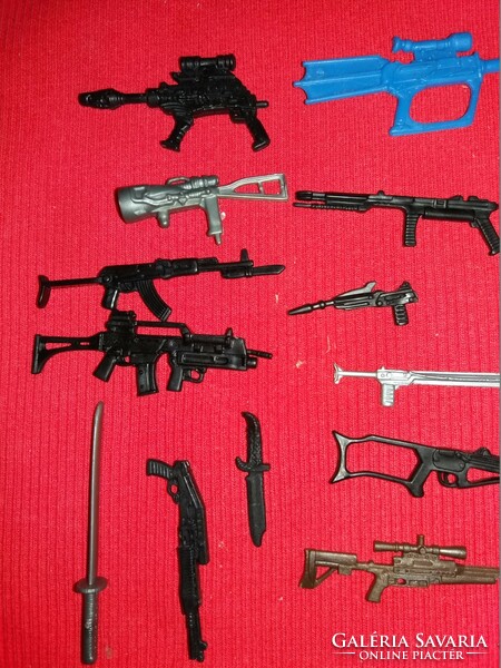 Soldier, warrior action g.I joe star wars and other figures weapon pack in one according to pictures 4