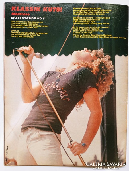 Kerrang magazin 82/6/3 Aldo Nova Queen Gary Moore Deep Purple Blackfoot Heart Girlschool Slade Thin