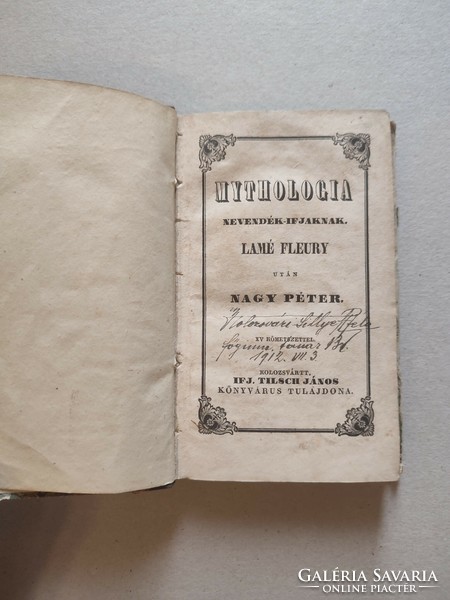 MYTHOLOGIA NEVENDÉK-IFJANAK. LAMÉ FLEURY UTÁN NAGY PÉTER (1845)
