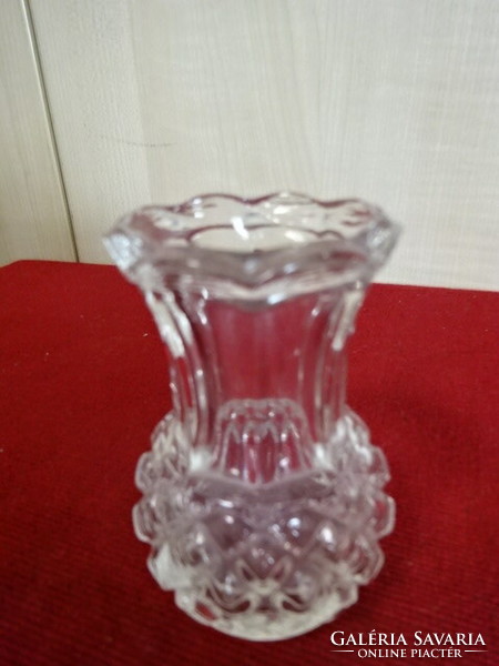 Mini glass vase, height 8 cm, top diameter 5 cm. Jokai.