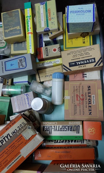 A collection of 115 old medicines for collection purposes only