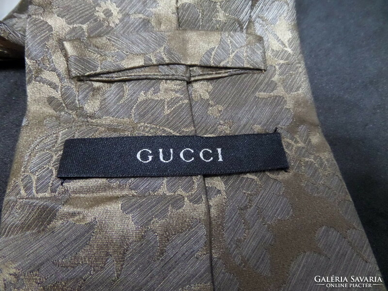 Gucci (eredeti) makulátlan selyem luxus nyakkendő