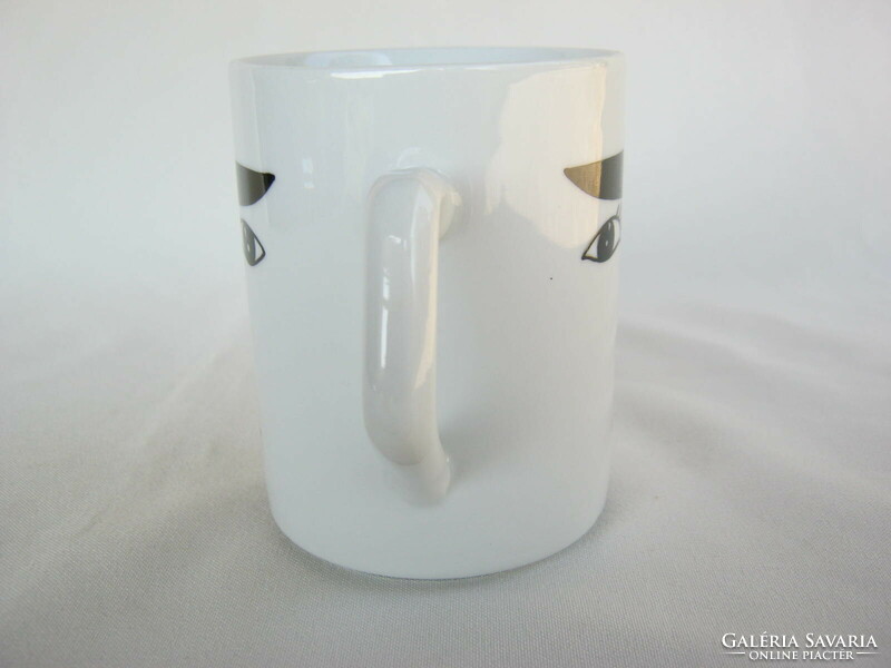 Zsolnay porcelain art deco style mug
