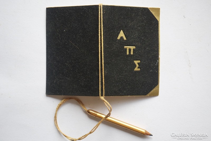 TÁNCREND ceruzával "Alfa Phi Eta..." 1939 USA