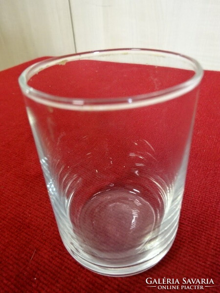 Two glass liqueur glasses, height 7.7 cm. Jokai.
